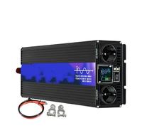 Convertidor Adaptador Inversor Onda Sinusoidal para Pura 6000W 5000W 4000W DC 12v 24V AC 220V 50HZ/60Hz Transformador Automotriz Solar Enchufe Europeo Dual inversor