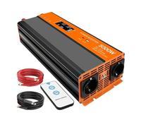 Convertidor Adaptador Inversor Potencia 5000W 4000W 12V 220V 230V Enchufe Europeo Tipo C QC3.0 Pantalla LED Carga Bidireccional Hogar Exteriores inversor
