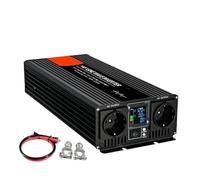 Convertidor Adaptador Inversores Onda Sinusoidal para Pura 4000W 5000W 6000W Doble Enchufe Europeo DC 12V 24V 48V AC 220V Convertidores Voltaje inversor