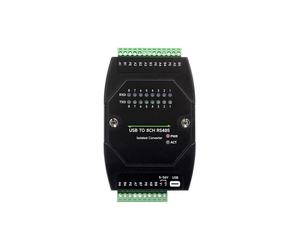 Convertidor Aislado de USB Industrial A RS485 de 8 Canales Módulo Convertidor de Comunicación Serial RS485 con Aislamiento de Señal