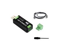 Convertidor aislado industrial USB a RS485, chip FT232RNL integrado, tubo a prueba de rayos integrado, fusibles reiniciables, circuitos de protección ESD y TVS, etc. Distancia de transmisión RS485 de