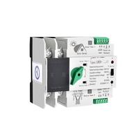 Convertidor automático ATS de 220V, 100A, 125A, 2P, Doble potencia ininterrumpida, Interruptor de Transferencia Automática for energía solar(Generator Type,2P 100A 220V)