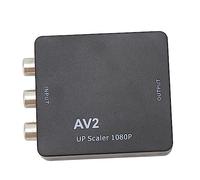 Convertidor AV a HDMI, HD 1080P para RCA a HDMI, Adaptador Convertidor de Video Conversión sin Pérdidas Plug and Play para Host de Interfaz AV, Monitor y TV