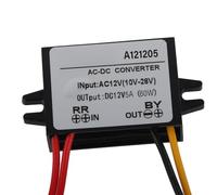 Convertidor bajador Convertidor de Potencia Convertidor de Voltaje Bajador Impermeable Convertidor Buck AC 10-28V a DC 12V Módulo de alimentación bajador AC-DC(5A)