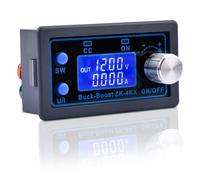 Convertidor buck-boost CC Regulador de tensión variable CC CV 0,5-30V 4A 5V 6V 12V 24V Módulo de alimentación Fuente de alimentación regulada por tensión ajustable para laboratorio Pantalla LCD.