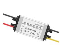 Convertidor BUCKs ajustable - Reductor de voltaje bajador, fuente de alimentación 24V a 12V 5A, módulo adaptador de transformador para camiones RV | Camión Bus Van Cam Navigation altavoz estéreo
