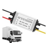 Convertidor BUCKs ajustable - regulador de voltaje, 24V a 12V 5A fuente de alimentación, módulo adaptador de transformador camión Rv | Camión Bus Van Cam Navegación Estéreo Altavoz Monitor Marina