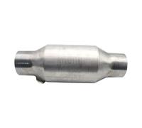 Convertidor Catalítico Universal De 2'', 2,25'',5'' Y 3'', Silenciador Alto Flujo 400 Celdas, Euro 1, Redondo, Acero Inoxidable Catalizadores para tubos catalizador gases escape(2.5 inch)