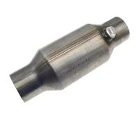 Convertidor catalítico universal de 6000 lb, entrada/salida de 6,35 cm/2,5", acero inoxidable, 400 orificios, dispositivo de control de emisiones.(EURO 1 Ceramic)