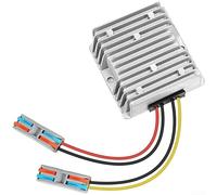 Convertidor CC con carcasa de metal de 24 V a 12 V para fuente de alimentación automotriz y marina con salida estable de 12 V y eficiencia superior al 96 % (terminal de 12 V 15 A)