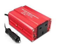 Convertidor Coche Inversor 300W DC 12V A AC 110V 220V 3.1A Convertidor Adaptador De Coche USB Dual Cargador Automático Inversor Corriente De Coche Onda Sinusoidal Modificada(12V 220V Universal)