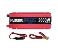 Convertidor Coche Inversor Inversor Coche 12V CC A 24V CA con Conmutación Automática 600W 1000W 3000W Pantalla LCD Conversión Energía Solar Cargador USB 5 V(220-240V 50hz,2000W(Rated 950W))