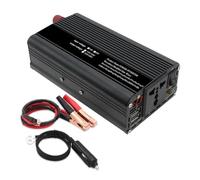 Convertidor Coche Inversor Inversor Coche DC 12V A AC 220V 1500W/2000W/2600W Adaptador Convertidor Cargador Portátil Inversor Corriente Enchufe Universal Pantalla LED(2600W)