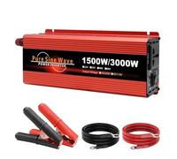 Convertidor Coche Inversor Inversor De Corriente para Automóvil 12 A 220 V Convertidor Corriente De Onda Pura Convertidor De 12 V A 220 V Europa 2200 W 3000 W(3000W-12V-220V-50HZ)