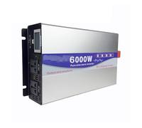 Convertidor Coche Inversor Inversor De Onda Sinusoidal Pura DC 12V-72V A AC 110V/220V 6000W Convertidor Banco De Energía Portátil Energía Solar Doméstica con USB(24V,240V(50HZ),B)