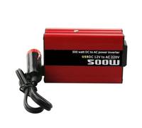 Convertidor Convertidor Corriente CC A CA 500 W Inversor Corriente Coche 12 V CC A 110 V CA/220 V Transformador Automático Adaptador USB Doble Inversor para Coche(12V to 110V AC)