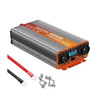 Convertidor Convertidor Onda Pura 24 V A 220 V 3000 W 4000 W 5000 W 6000 W Transformador 12 V A 220 V para Coche Camión Inversor Enchufe Europeo Inversor Corriente(24V,6000W)