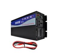 Convertidor Corriente Inversor De Onda Sinusoidal 3000W CC 12V 24V 48V 60V A CA 110V 220V 50HZ 60HZ Convertidor Potencia Doble Pantalla Digital Convertidor(24V,110V(60HZ))