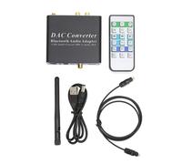 Convertidor DAC con frecuencia de muestreo de 192 kHz, Bluetooth 5.0 inalámbrico, entrada coaxial óptica digital, transmisión de audio sin ruido,