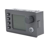 Convertidor DC a DC Boost, Pantalla LCD Regulador de Voltaje Ajustable Módulo de Fuente de Alimentación con Interfaz de Ventilador, Botones de Silicona Independientes