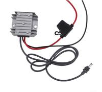 Convertidor DC Boost Transforms, regulador de voltaje convertidor de 12/24 V a 48 V 1.5 A, clasificación de impermeabilidad IP67, múltiples protecciones inteligentes, para camiones y caravanas