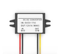Convertidor DC-DC Boost 5V a 11V Entrada 12V 1A Salida para Monitoreo Cámaras Tiras LED y Motores Pequeños
