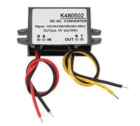 Convertidor DC-DC, DC-DC 12V/24V/36V/48V a 5V 2A Convertidor Buck Módulo de alimentación bajador DC-DC Módulo reductor no aislado para pantalla LED de coche y otros dispositivos eléctricos 5