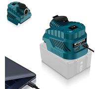 Convertidor de 18 V a 12 V, compatible con batería Makita de 18 V (sin batería), CC 12 V, 20 A, 240 W, convertidor de corriente para encendedor de cigarrillos para coche, robótica, bricolaje