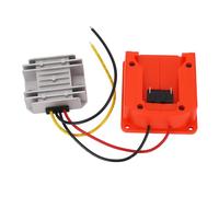 Convertidor de 18 V a 12 V Reductor de Voltaje de 120 W de Alta eficiencia con Adaptador de batería para Coches RC Robots Luces LED Carcasa de aleación de Aluminio