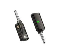 Convertidor de 2 piezas de auriculares de 3,5 mm a USB tipo C plug and play, adaptador portátil de 20 Hz a 20 KHz para portátiles