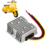 Convertidor de 24 V a 12 V - Reductor de tensión, transformador Step Down | Módulo automotriz impermeable 15 A 180 W fuente de alimentación autorización, camión de golf marino Lu