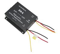 Convertidor de 24 V a 12 V, Reductor de Voltaje para automóviles con protección contra Cortocircuitos, módulo Reductor Compacto para Camiones y autobuses, regulador de Potencia (30A)