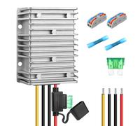Convertidor de 36 V, 48 V a 12 V, 30 A, 360 W, impermeable, DC-DC, reductor de voltaje con fusible, transformador de fuente de alimentación para carrito de golf, carretilla elevadora, coche