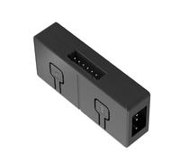 Convertidor de 5 V, 3 pines ARGB a 12 V, 4 pines, 5 V/3 pines a 12 V/4 pines, adaptador de sincronización de placa base para PC y controlador manual de personalización de luz