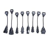 Convertidor De Adaptador Cable Diagnóstico Camión Profesional 8 Piezas Construcción ABS Para Interfaces Computadora Vehículos Comerciales Conexión Rápida Cable Diagnóstico