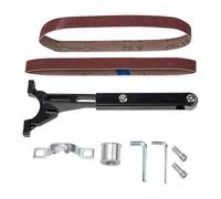 Convertidor de amoladora angular a lijadora de banda, kit de reajuste de correa de arena modificada para amoladoras modelo 100, juego de 6 accesorios de bricolaje para carpintería