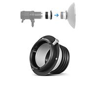 Convertidor de Anillo Adaptador de aleación adaptador bowens a profoto Anillo Adaptador de Lente de cámara, Adaptador de Anillo de Velocidad de Montura Softbox, Caja de Luz Suave