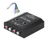 Convertidor de Audio de 4 Canales de 12 V, Convertidor de Impedancia de Línea Alta a Baja, Filtro de Frecuencia de Altavoz de Radio Estéreo para Coche