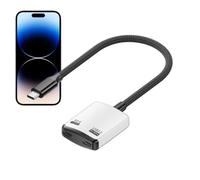 Convertidor De Audio De Juego A Vídeo, Adaptador Plug And Play Tipo C Para Salida De Alta Definición, Conexión Estable Para Monitor De TV Portátil, Entretenimiento En El Hogar, Dormitorio, Sala D