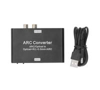 Convertidor de Audio Digital a Analógico con Alta Frecuencia de Muestreo de 192 KHz Soporte de Entrada Múltiple para HD DVD Amp TV Home Cinema