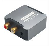 Convertidor de audio digital a analógico, entrada coaxial óptica SPDIF a salida de amplificador de auriculares con conector L/R de 3,5 mm