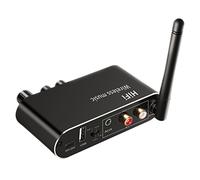 Convertidor de audio digital a analógico HIFI 3 en 1, receptor y transmisor Bluetooth, fibra óptica coaxial auxiliar de 3,5 mm.