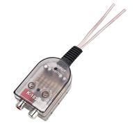 Convertidor de audio para automóvil, Altavoz ajustable para automóvil Stero Alta a baja Línea Convertidor de impedancia de audio ABS