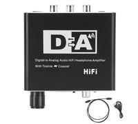 Convertidor de audio para una integración perfecta, convertidor digital a analógico con ajuste de volumen, chip amplificador de alta fidelidad para