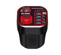 Convertidor de automóvil, inversor de coche,Portatarropas inversor para automóviles | Electrónica del automóvil, adaptador de escape de vehículo portátil, cargadores de teléfonos móviles estables para