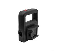 Convertidor de batería 2 en 1 para Dayi 2106, adaptador de doble ranura para llave de impacto, taladro eléctrico, luz de trabajo, soporta carga externa, fácil instalación de bloqueo, negro