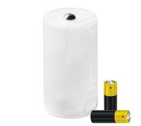 Convertidor de batería de celda D: Volumen de 1,27 x 2,37 Pulgadas, construcción Estructural de 10 g, Conector de Terminal de Equipo eléctrico, Acabado de PP Transparente | Accesorio