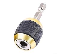 Convertidor de brocas hexagonales de liberación rápida de 6,35 mm, soporte de broca de bloqueo automático, conector adaptador de portabrocas de liberación rápida, herramienta de taladro eléctrico