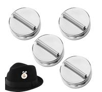 Convertidor de Broche con Imán - 4 Piezas 1.5 cm Multifuncional Reutilizable | Convertidor De Broche A Imán Para Solapa,para Prendas, Pañuelos, Chalecos, Flores de Tela, Bisutería, Manualidades,
