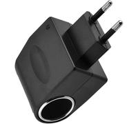 Convertidor de CA a CC, 220V a 12V 1A Adaptador Enchufe Mechero con Enchufe EU, Fuente de Alimentación Convertidor Cargador para Coche PKW LKW Van Camión Step Down